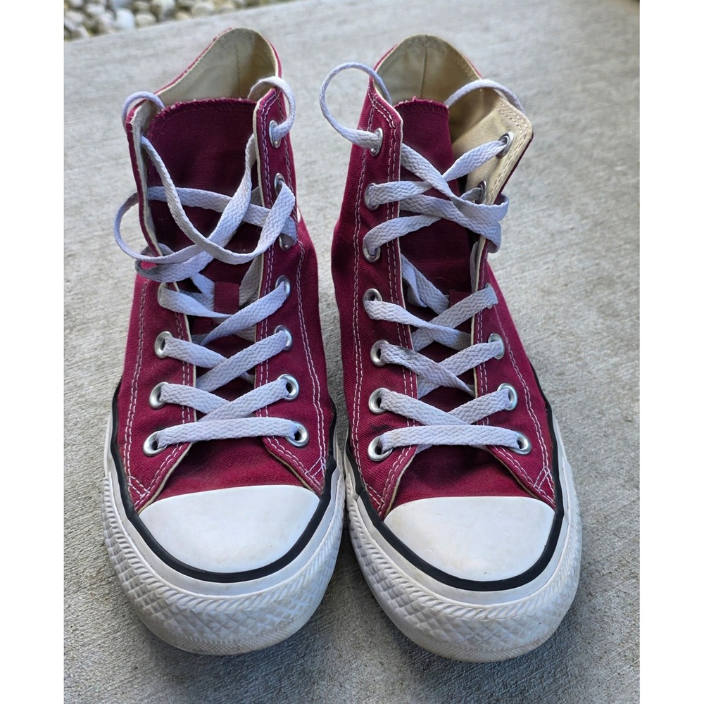 Converse Chuck Taylor All Star High Top Maroon Burgundy M9613 Mens 5 Womens 7
